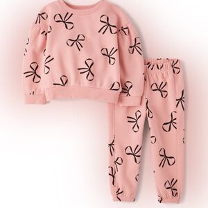 Pink Bow Kids Pajamas